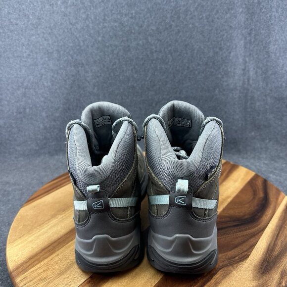 KEEN Womens Size 10 40.5 Leather Textile Circadia Mid WP Hiking Boots 1026763 - Picture 7 of 11